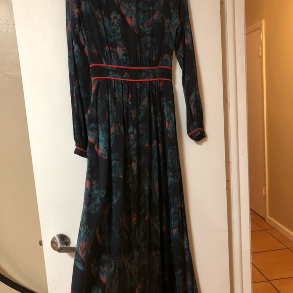 MARCHESA VOYAGE Printed Silk Maxi Dress. - Picture 6 of 7